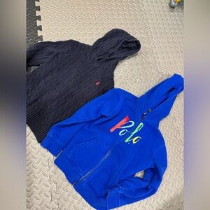 Polo ralph lauren knit sweater and jacket